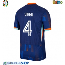 Maglie da calcio Olanda Virgil van Dijk #4 Seconda Maglia Europei 2024 Manica Corta